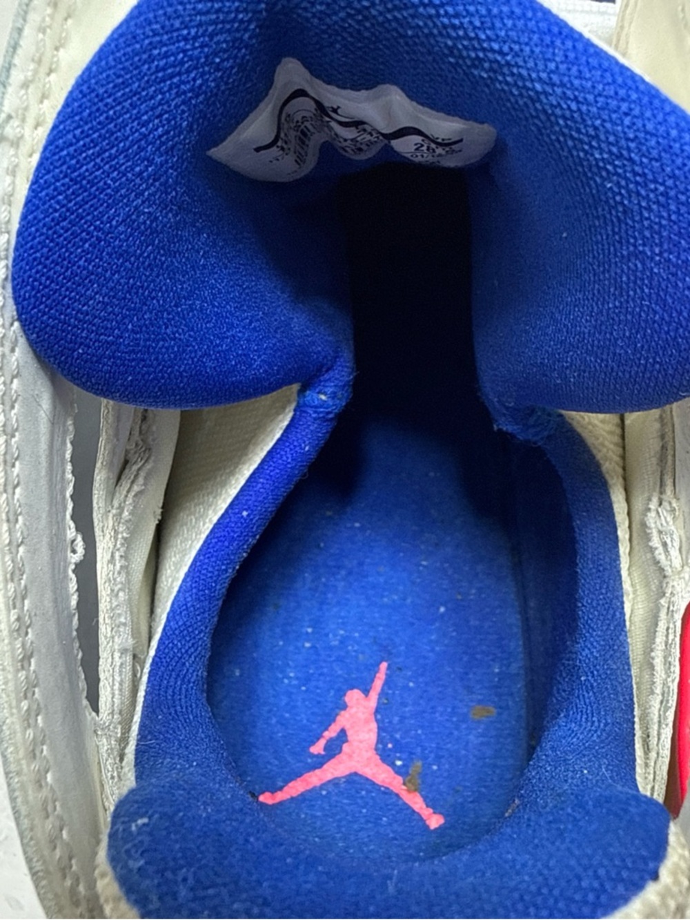 Nike Air Jordan Fight Club 91 555475-125 Men’s White/Blue Basketball Sneakers. - Picture 12 of 16